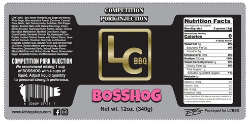 LC BBQ BossHog Compeition Pork Injection