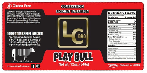 LC BBQ Play Bull Competition Brisket Injection