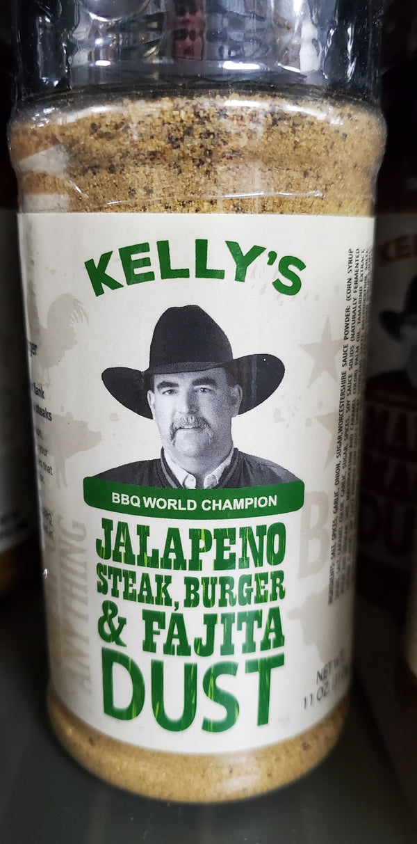 Kelly's Jalapeno Steak, Burger & Fajita Dust