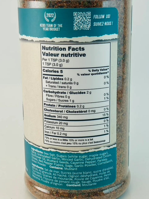 Kreiser BBQ High Tide Seafood Seasoning