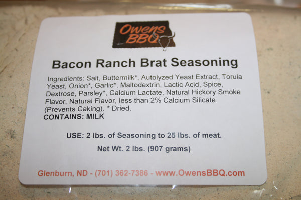Bacon Ranch Bratwurst Seasoning