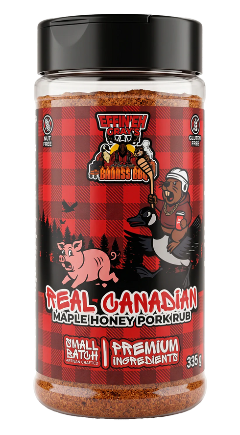 EFFIN'EH GRAY'S Real Canadian Maple Honey Pork Rub