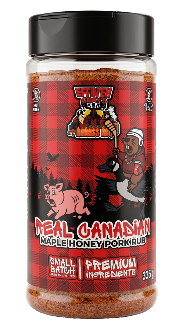 EFFIN'EH GRAY'S Real Canadian Maple Honey Pork Rub