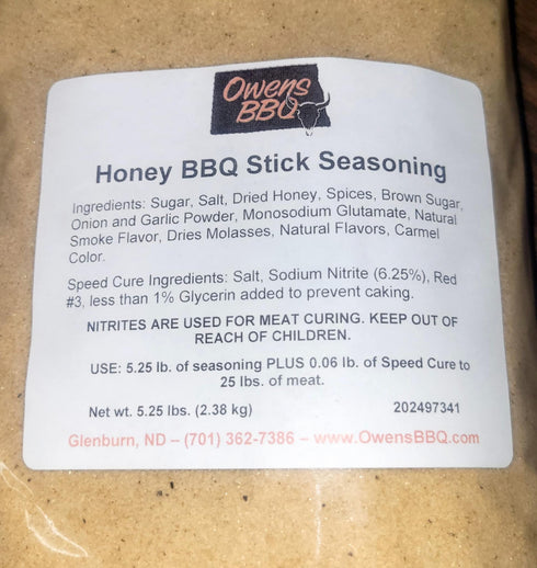 Honey BBQ Stick Seasoning for 25lbs