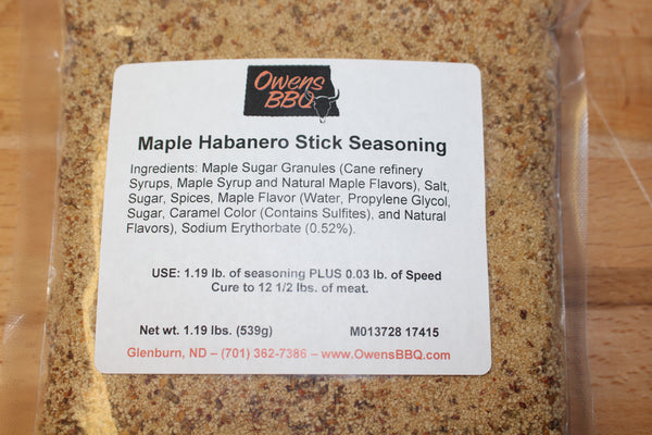 Maple Habanero Stick Seasoning