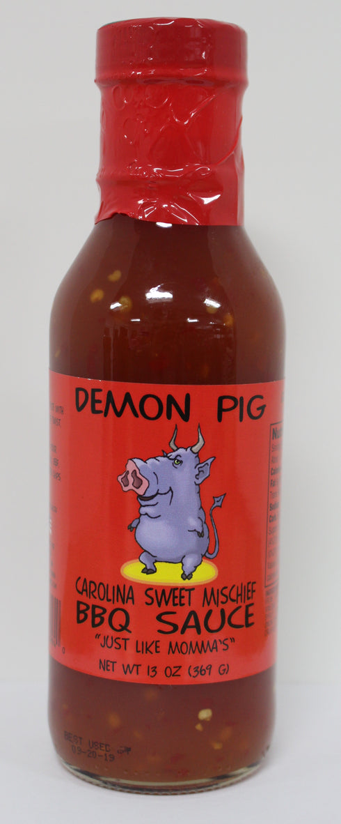 Demon Pig Carolina Sweet Mischief BBQ Sauce