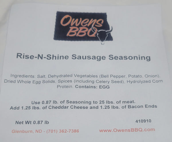 Rise-N-Shine Sausage Seasoning