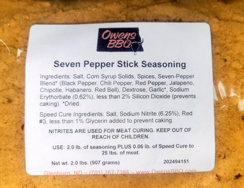 Seven Pepper Stick Seasoning