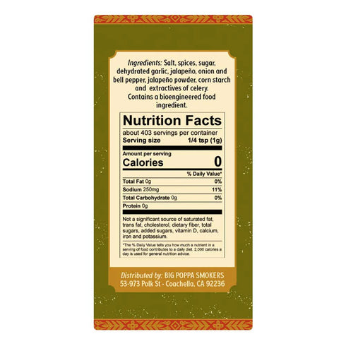 Big Poppa's Jallelujah Jalapeño Seasoning