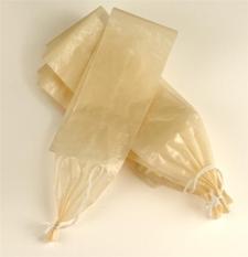 1 1/2" x 12" Clear Fibrous Casings