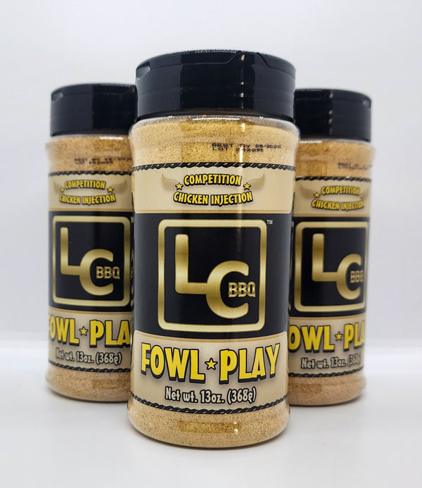 LC BBQ Fowl Play Competition Chicken Injection