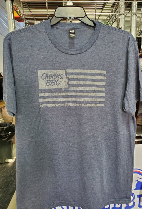 Owens BBQ Flag T-Shirt