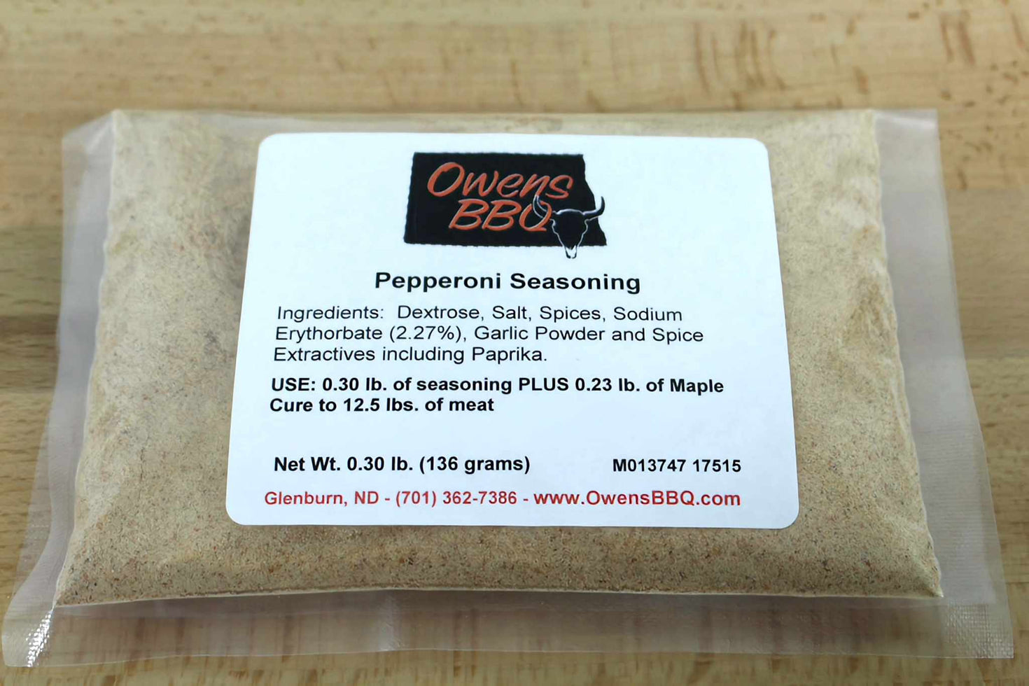 Pepperoni Sausage Seasoning Owens BBQ