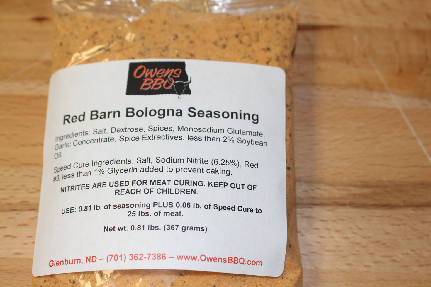 Red Barn Bologna Seasoning Owens BBQ
