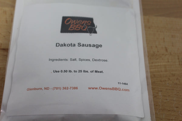 Dakota Sausage Seasoning 25lb batch