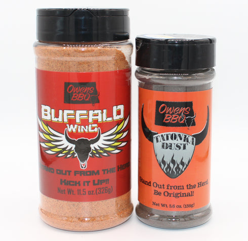 Buffalo Wing & Tatonka Dust shaker package