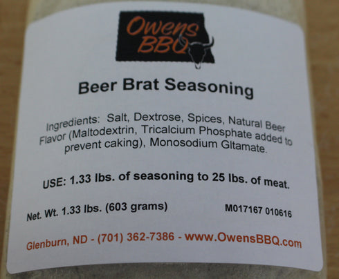 Beer Bratwurst Seasoning