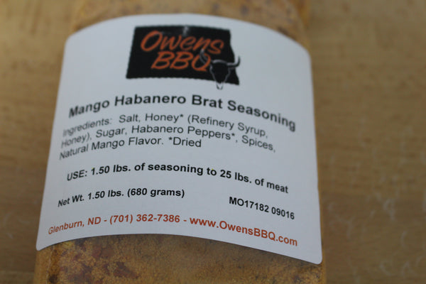 Mango Habanero Brat Seasoning