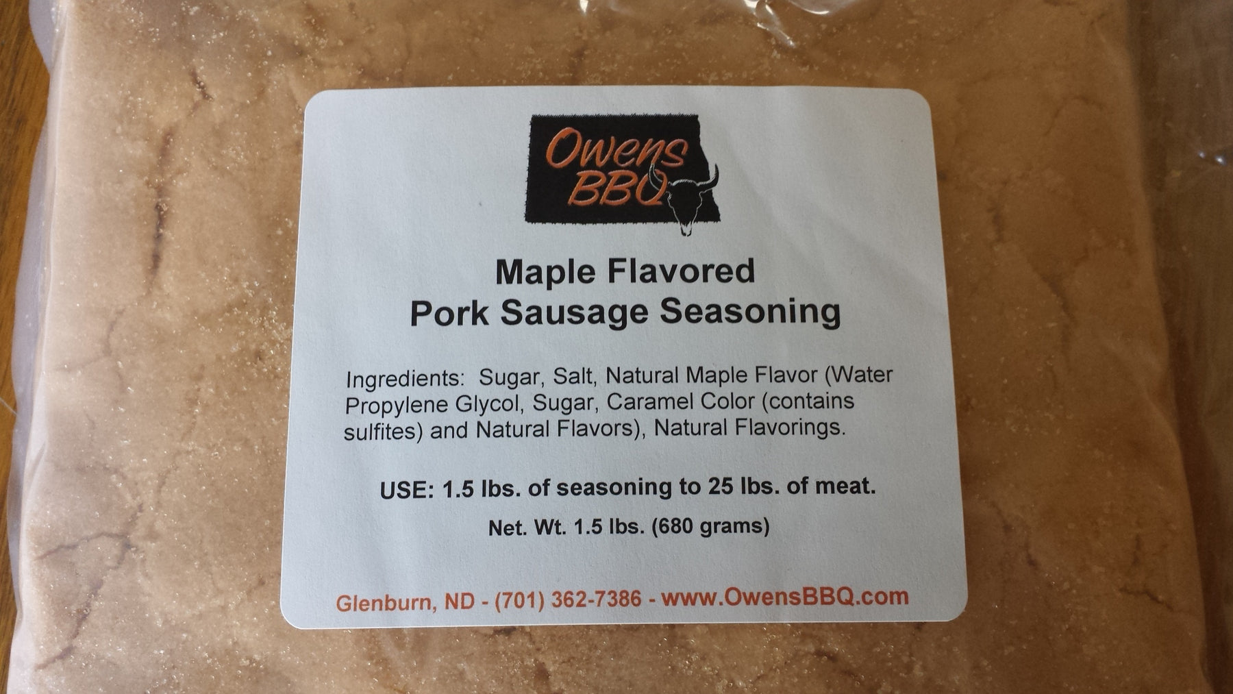 Breakfast Sausage Seasoning Owens BBQ