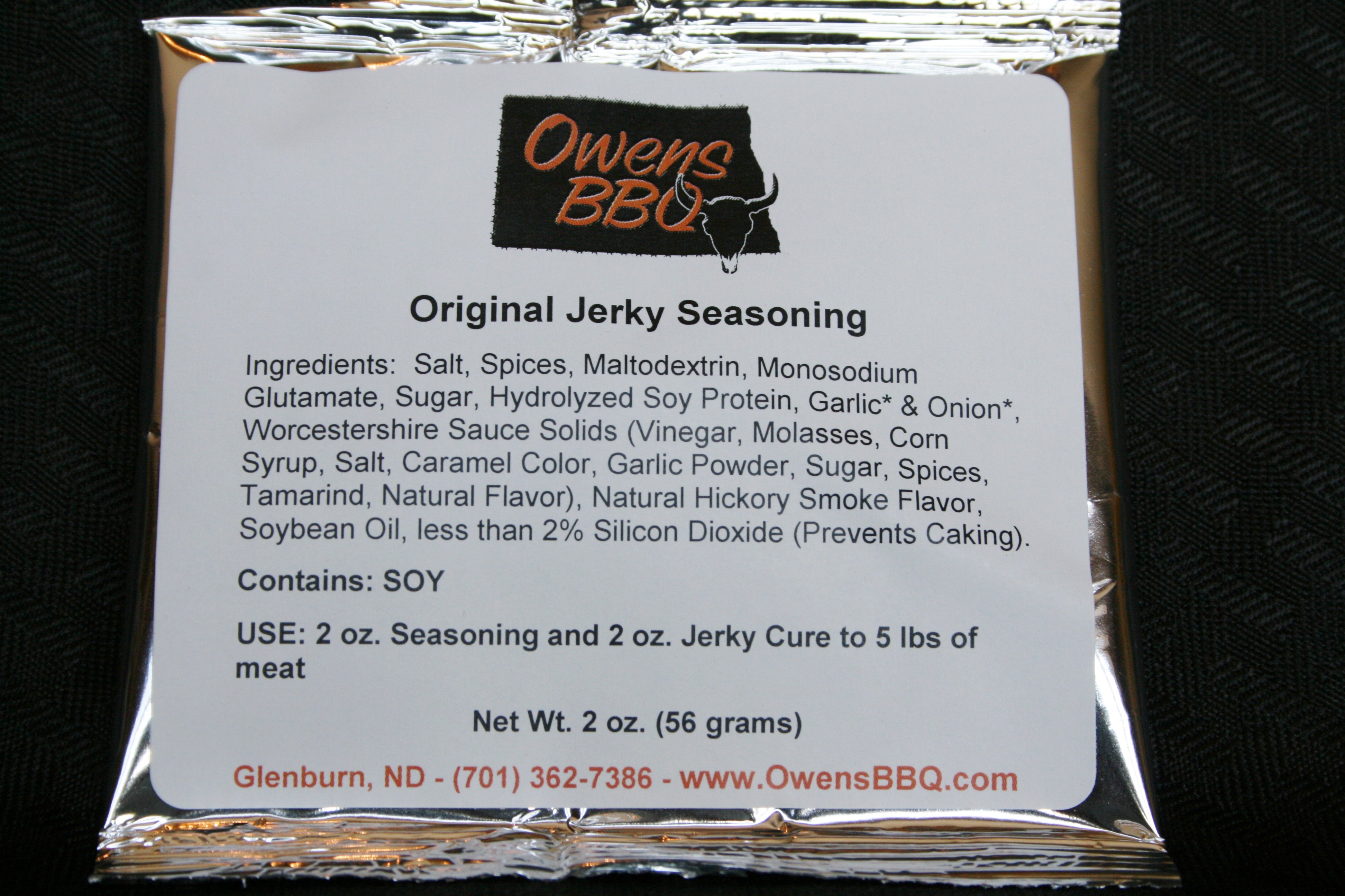 Original Jerky Seasoning Owens BBQ