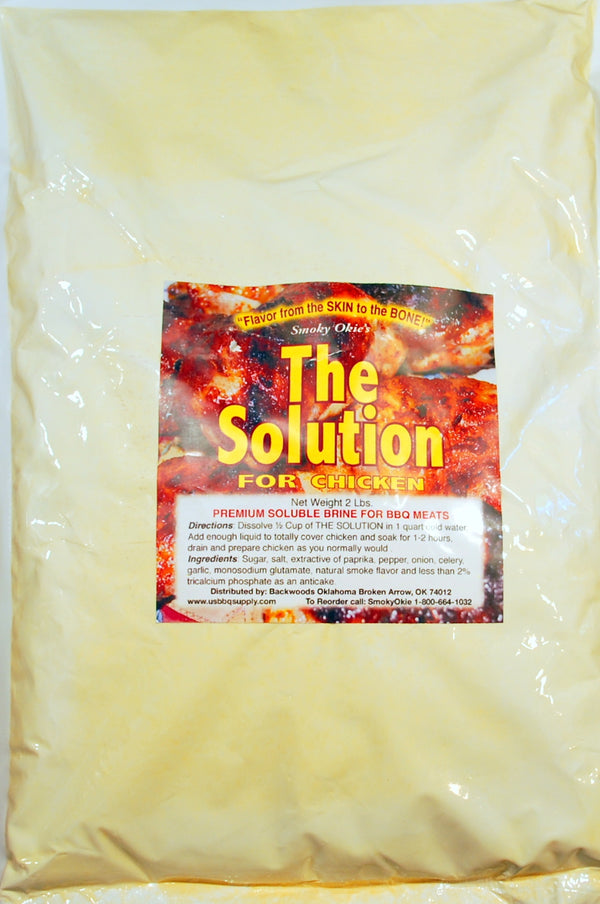 Smoky Okie's the Solution for chicken - 2lb bag