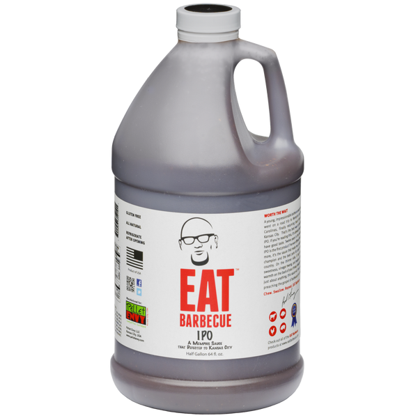 Pellet Envy Eat Barbecue IPO Sauce 1/2 Gallon